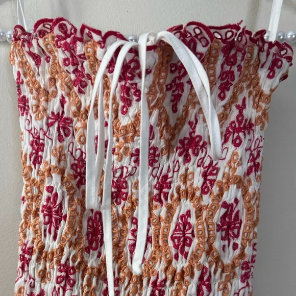 Charo Ruiz Ibiza Megan Strapless Broderie Anglaise Cotton Blend Mini Dress - coffeafoods.com Charo Ruiz Ibiza Megan Strapless Broderie Anglaise Cotton Blend Mini Dress - coffeafoods.com